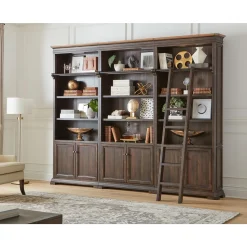 Anderson 3-Section Bookcase w/ Ladder