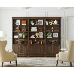 Anderson 3-Section Bookcase w/ Ladder