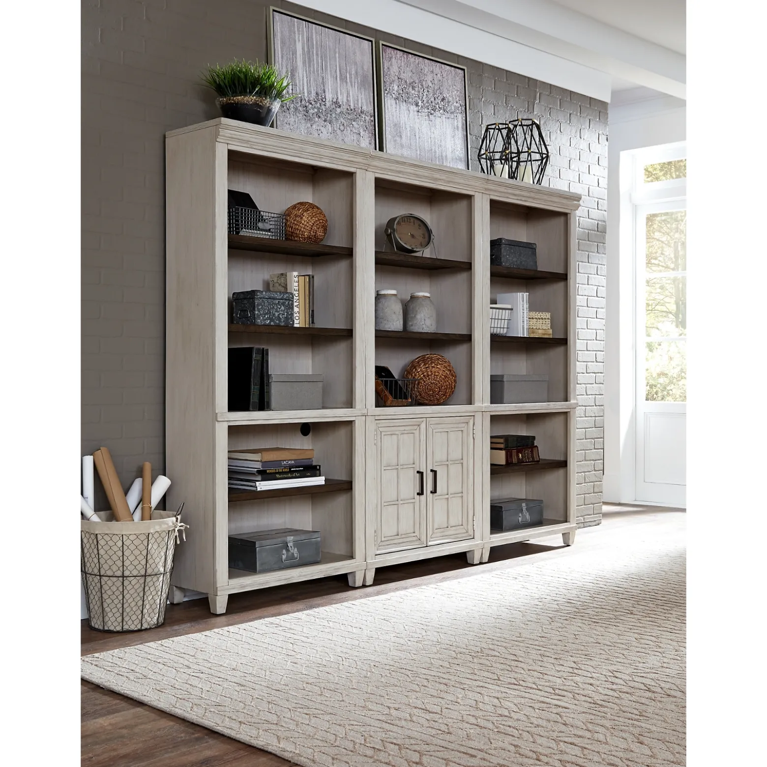 Andover Bookcase Wall - 76"H