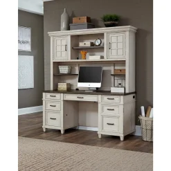 Andover Credenza with Hutch - 68"W x 76"H