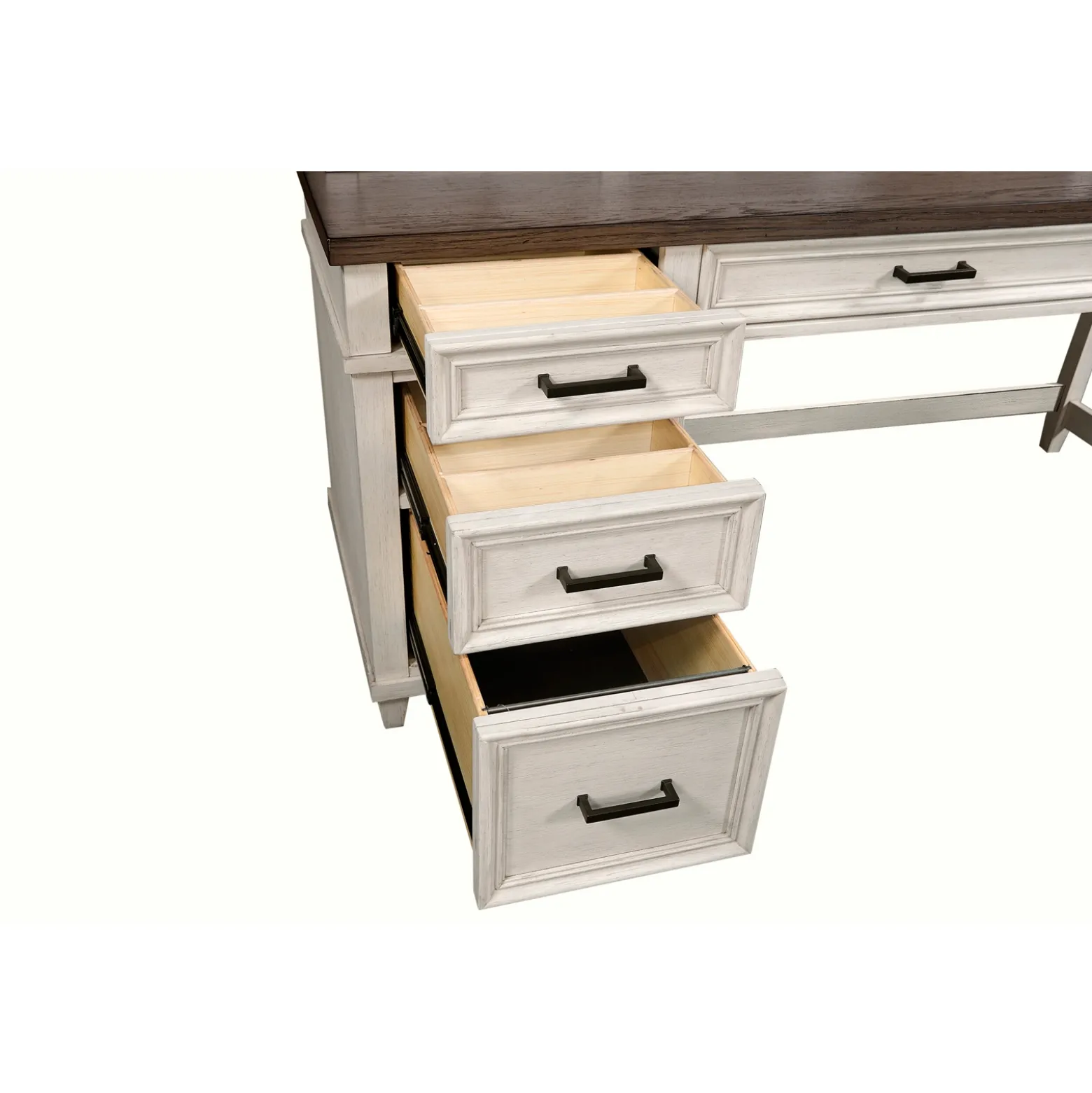 Andover Sit/Stand L-Shaped Desk with Hutch - 69"W x 73"D