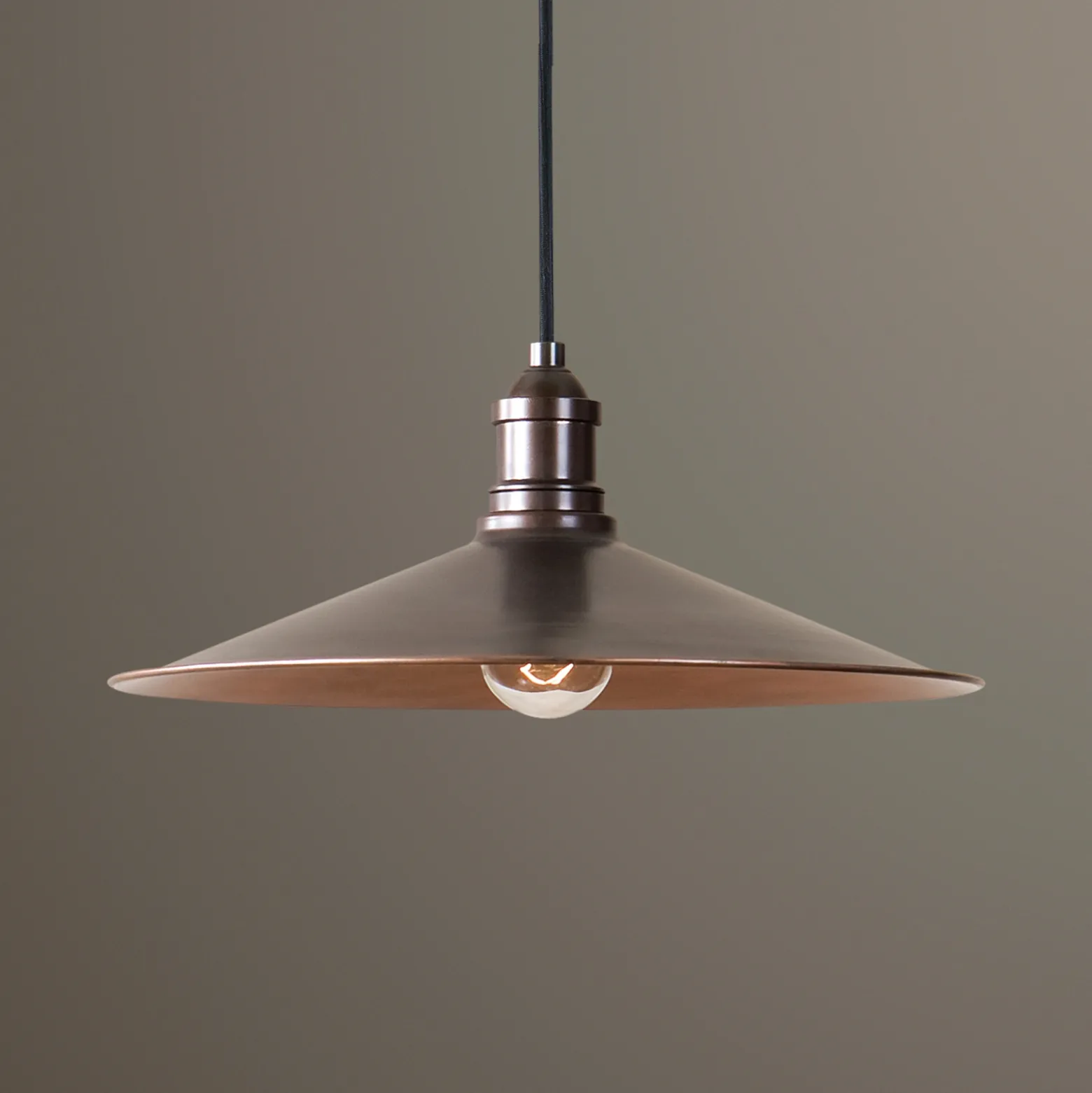Antique Copper Pendant Light