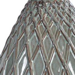 Aqua Rusted Ceramic Table Lamp