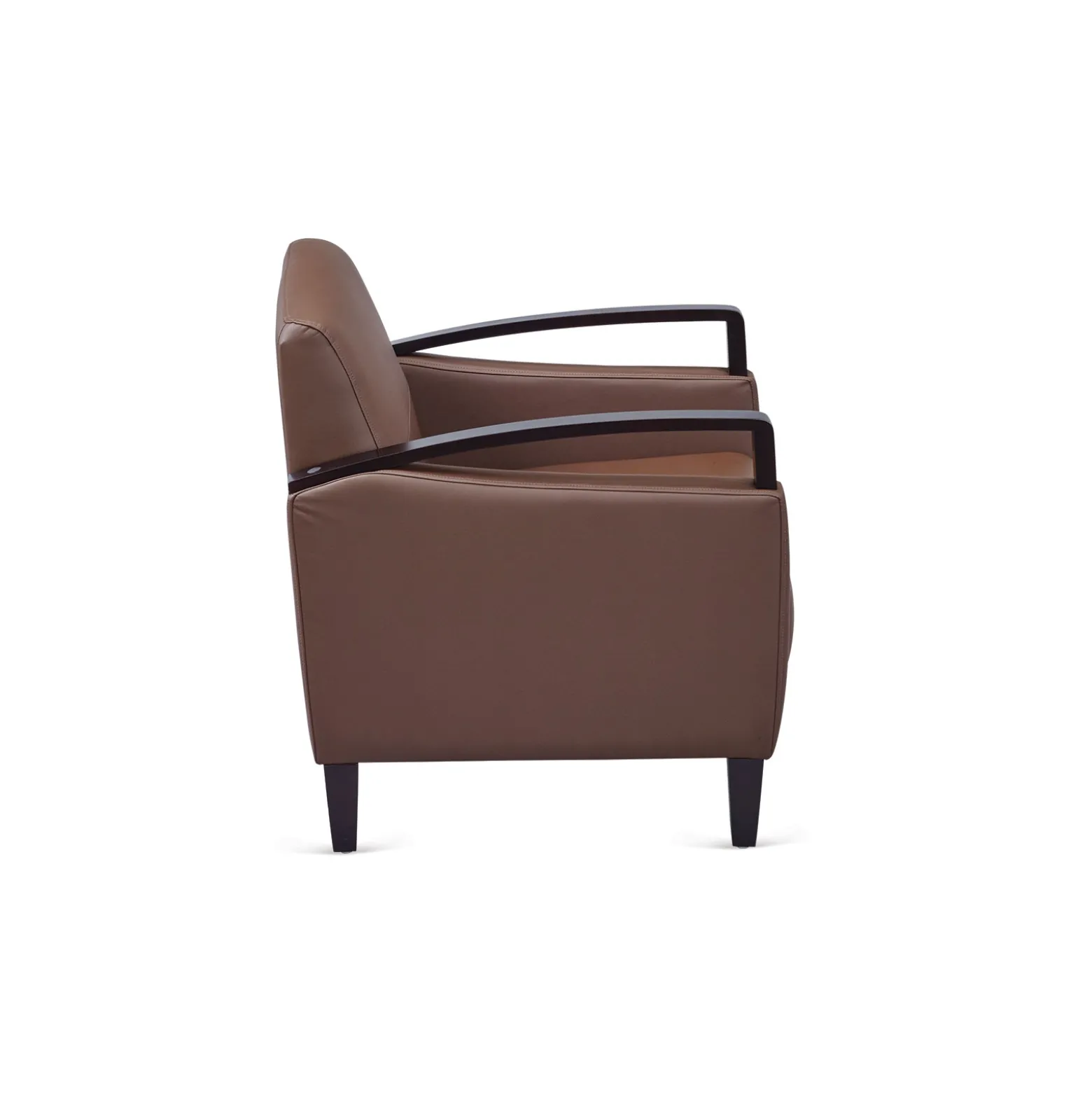 Arc Polyurethane Loveseat and Arm Chair Set