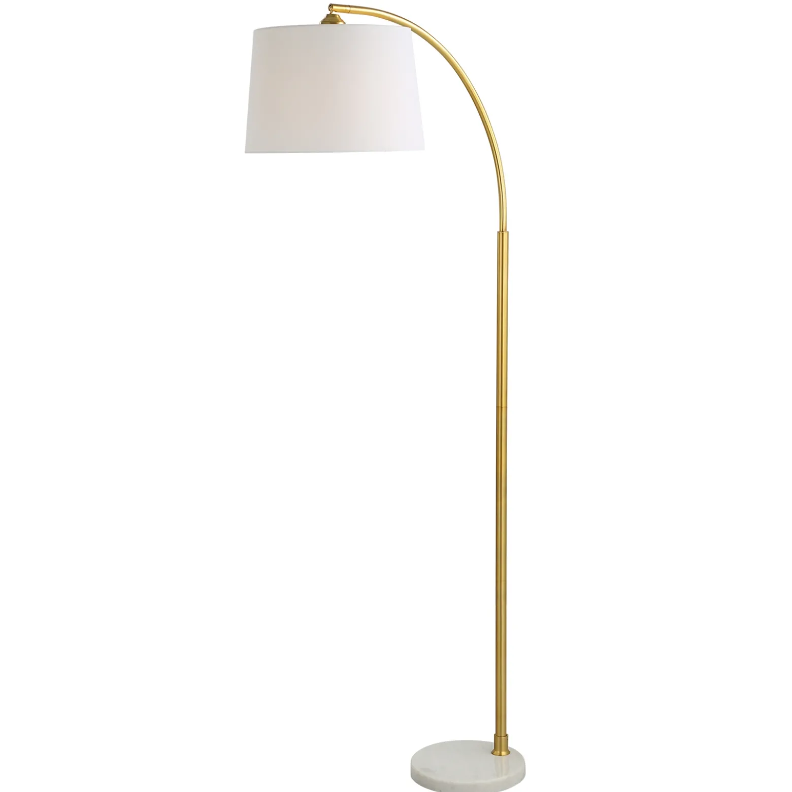 Arched Gold Metal Floor Lamp