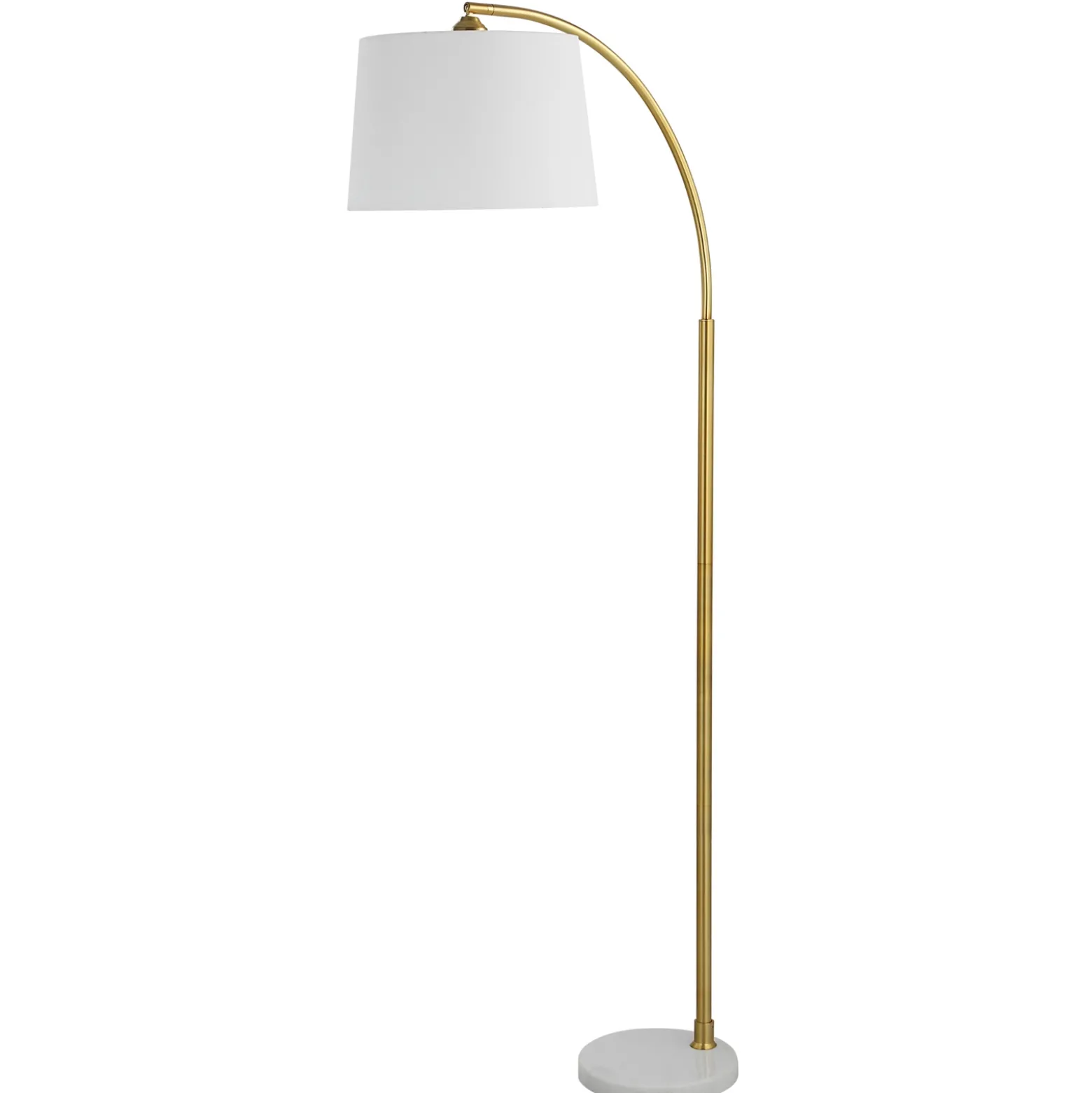 Arched Gold Metal Floor Lamp