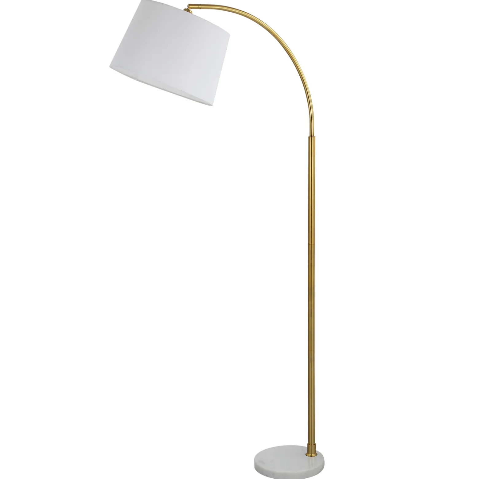 Arched Gold Metal Floor Lamp
