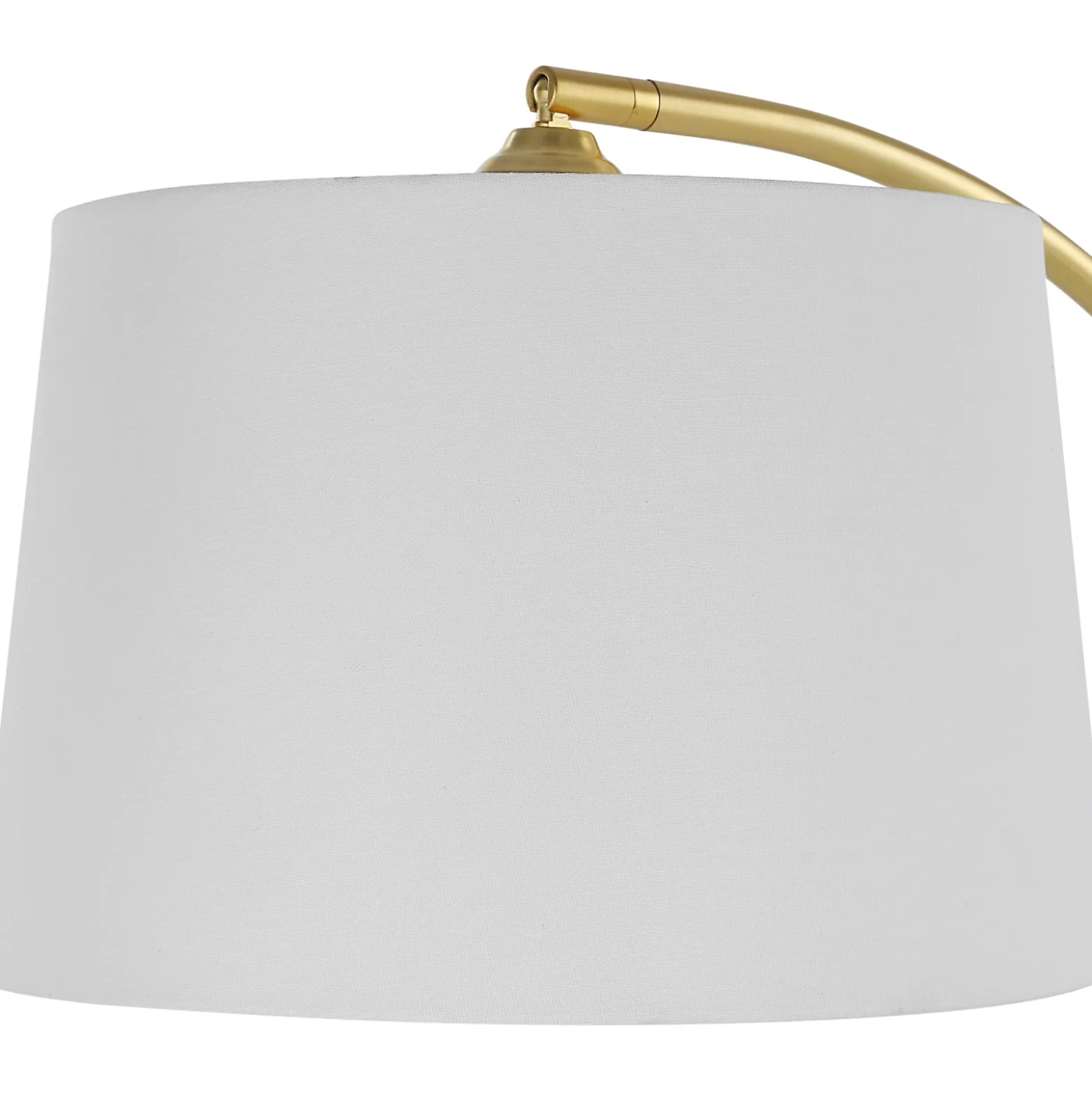 Arched Gold Metal Floor Lamp