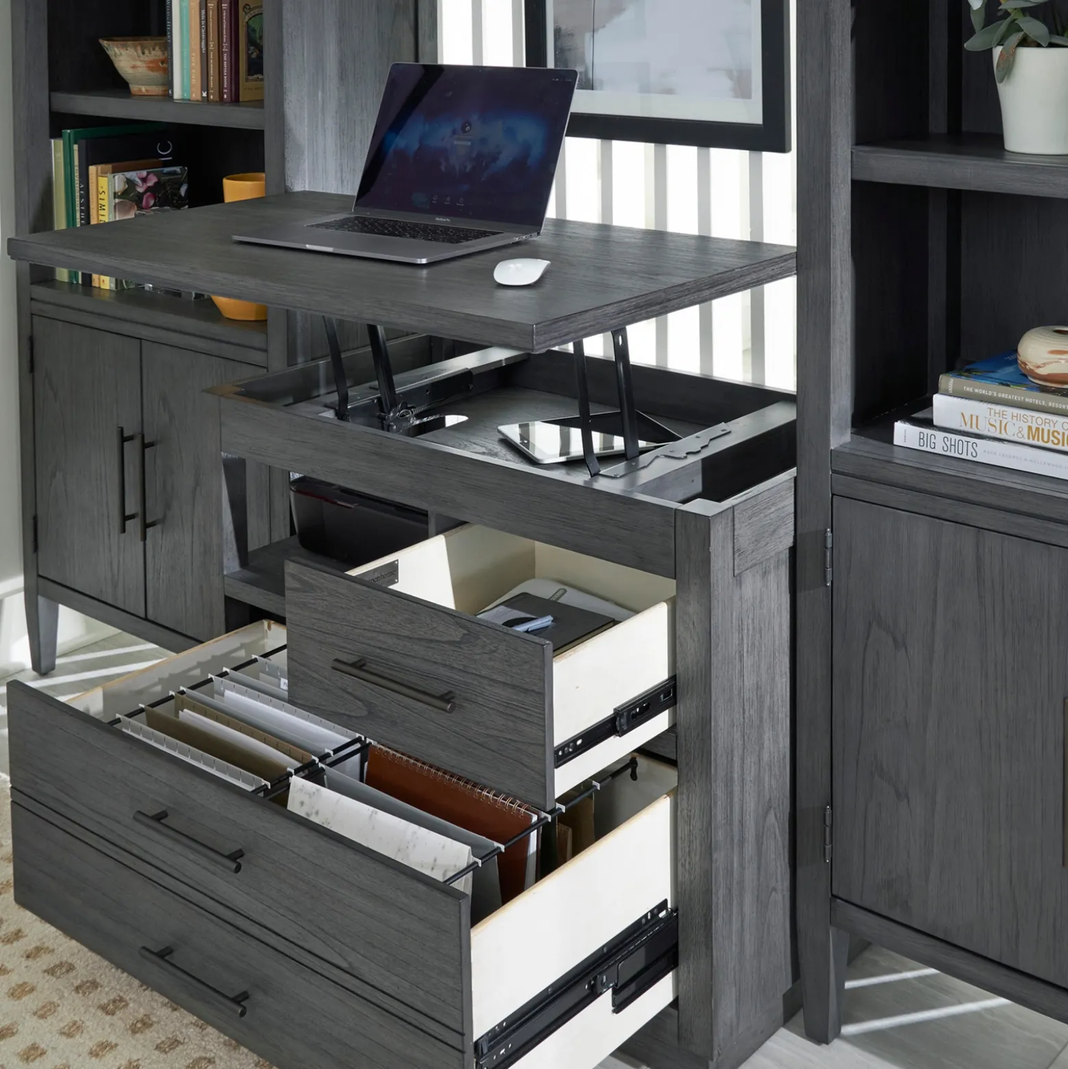Argenta Lift Top Combo File - 38"W x 22"D