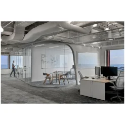 Aria Magnetic Glass Marker Board - 5'x3'