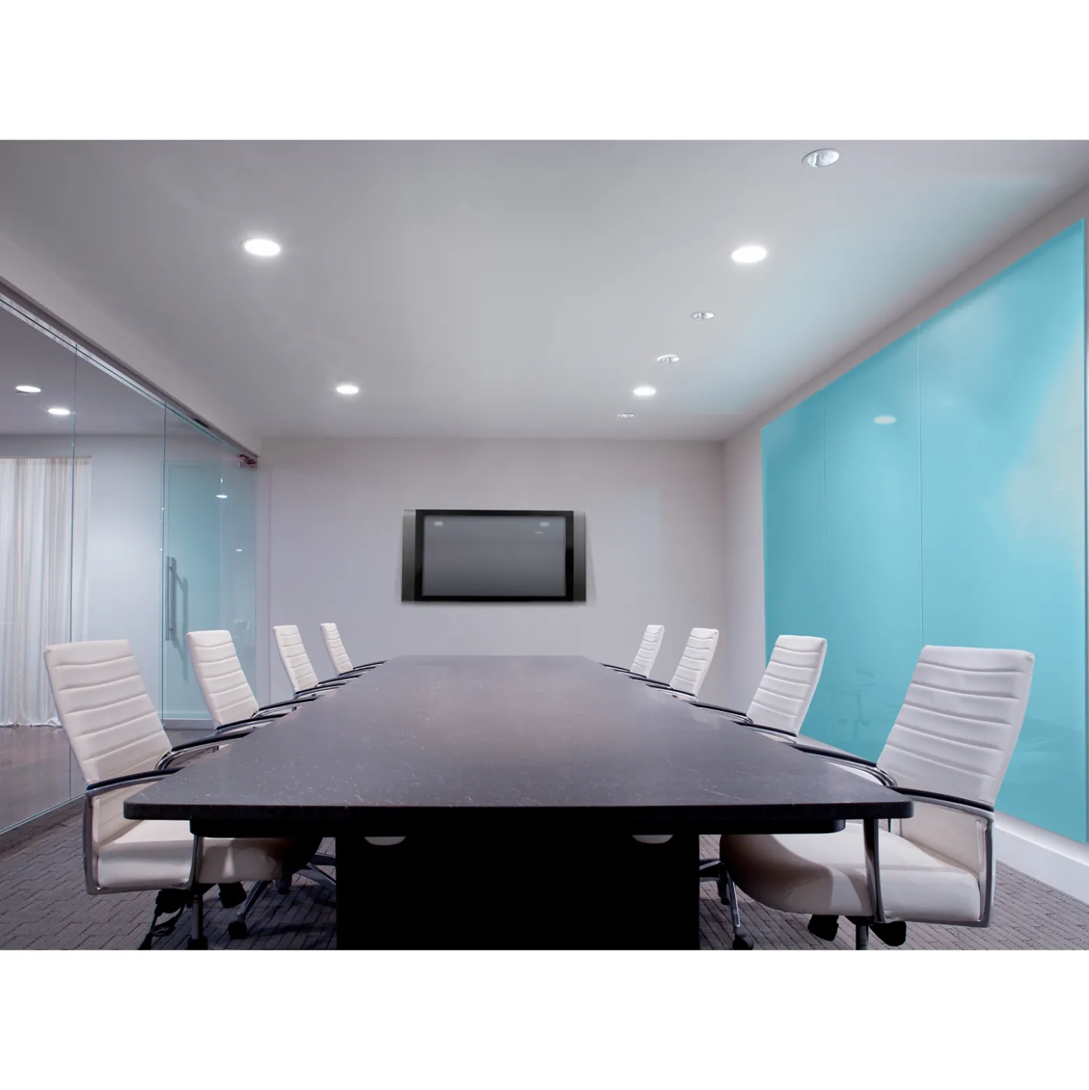 Aria Magnetic Glass Marker Board - 4'x10'