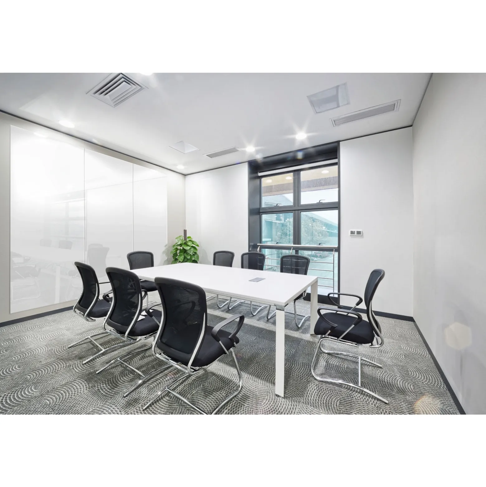 Aria Magnetic Glass Marker Board - 3'x4'