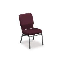 Armless Big and Tall Vinyl Stack Chair - 500 lb Weight Capacity