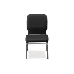 Armless Big and Tall Vinyl Stack Chair - 500 lb Weight Capacity