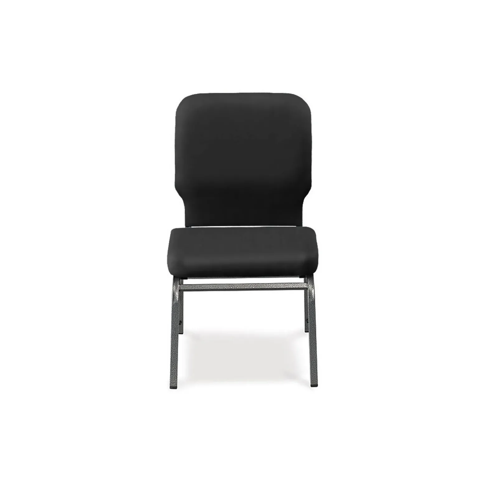 Armless Big and Tall Vinyl Stack Chair - 500 lb Weight Capacity
