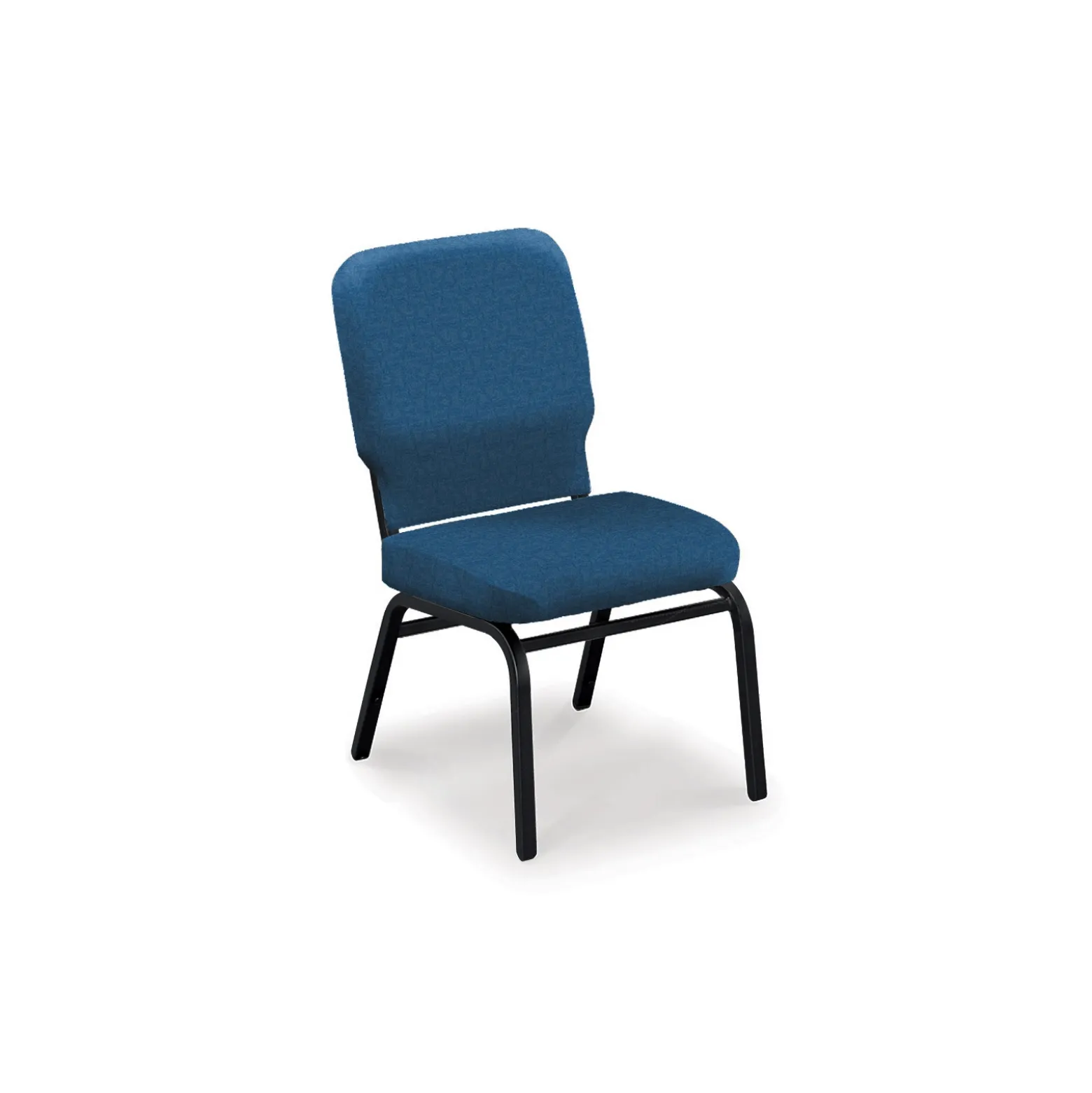 Armless Big and Tall Vinyl Stack Chair - 500 lb Weight Capacity