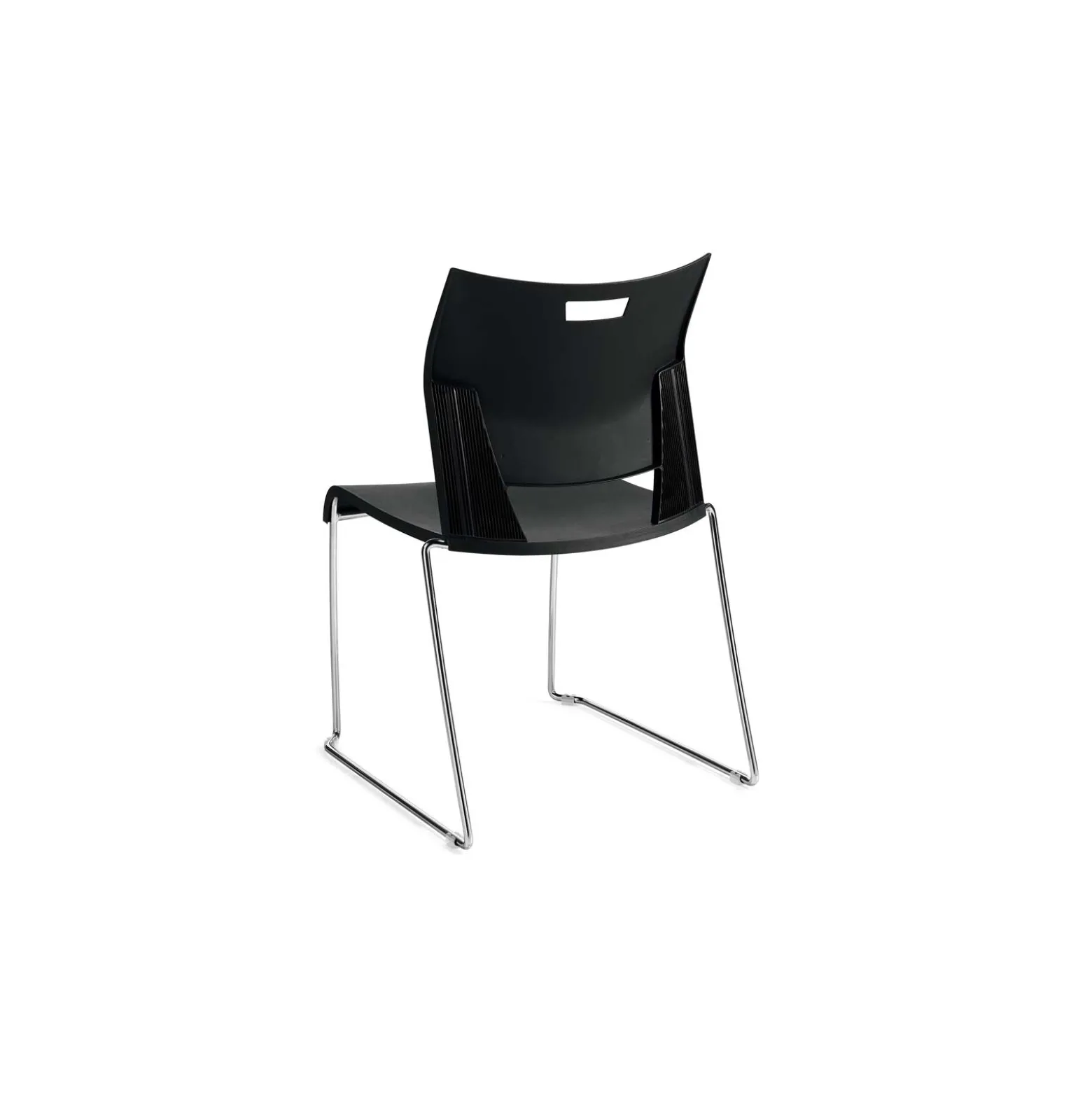 Armless Sled Base Stack Chair