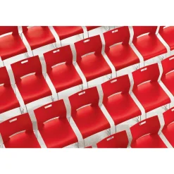 Armless Sled Base Stack Chair