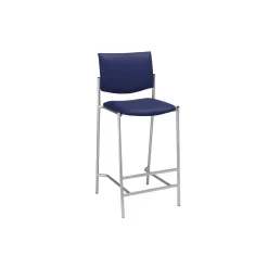 Armless Upholstered Back Barstool
