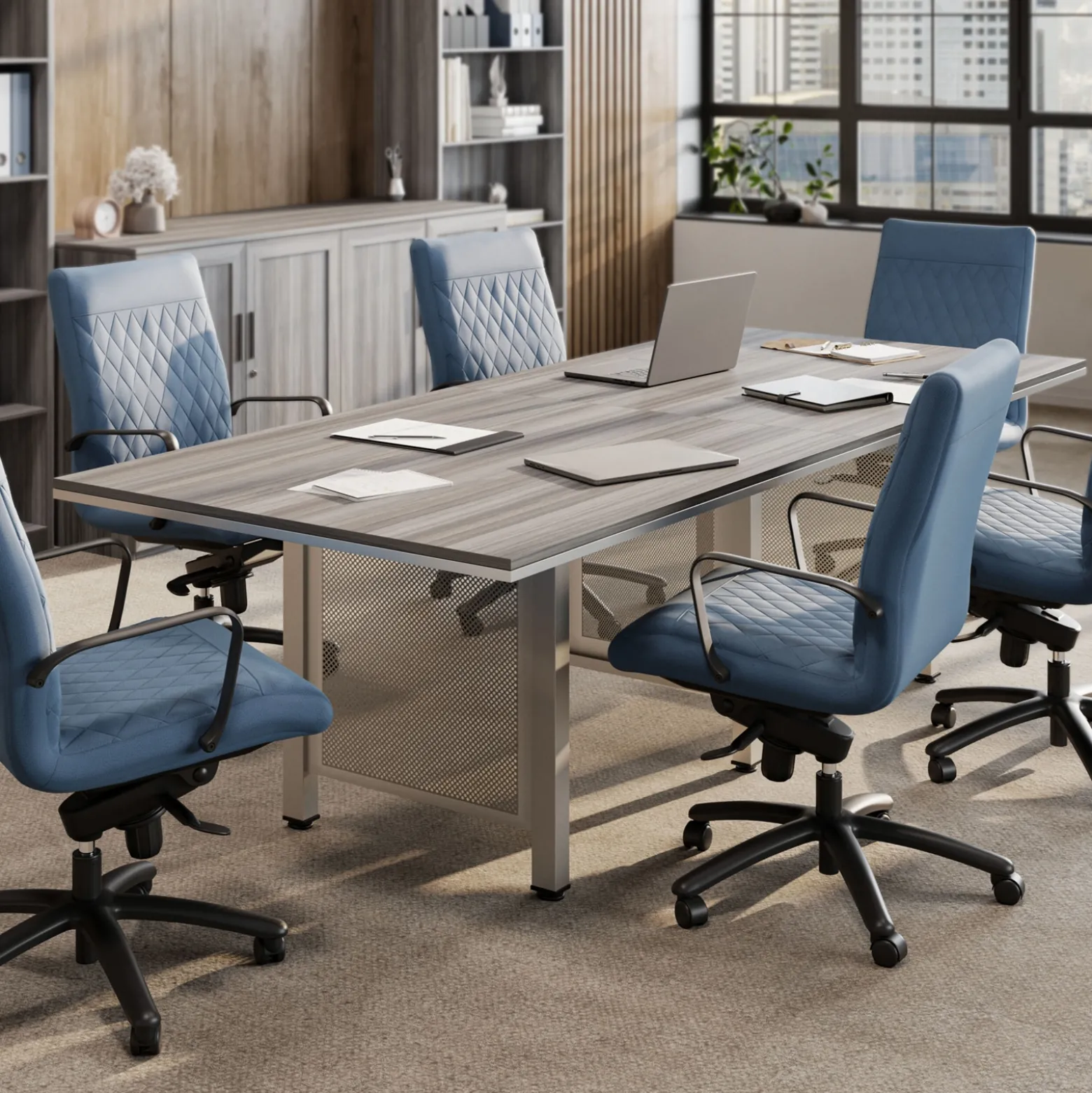 At Work 8' Expandable Conference Table - 95"W x 48"D