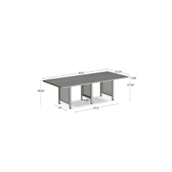 At Work 8' Expandable Conference Table - 95