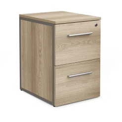 At Work 2 Drawer File Pedestal - 16