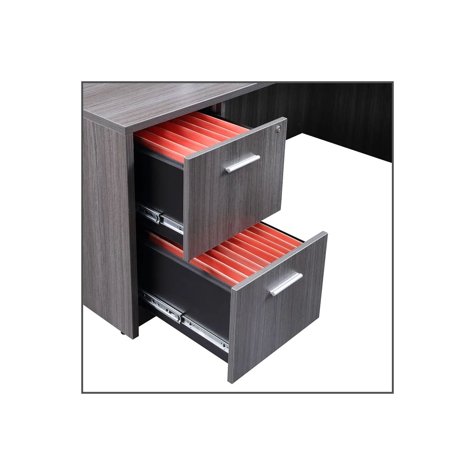 At Work 2 Drawer File Pedestal - 16"W x 22"D