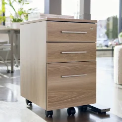 At Work 3 Drawer Mobile File Pedestal - 17"W x 21"D