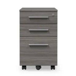 At Work 3 Drawer Mobile File Pedestal - 17