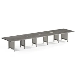 At Work 17' Expandable Conference Table - 201"W x 48"D