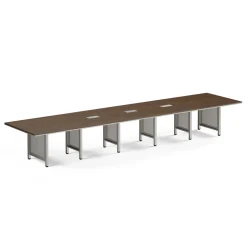 At Work 20' Expandable Conference Table - 240"W x 48"D
