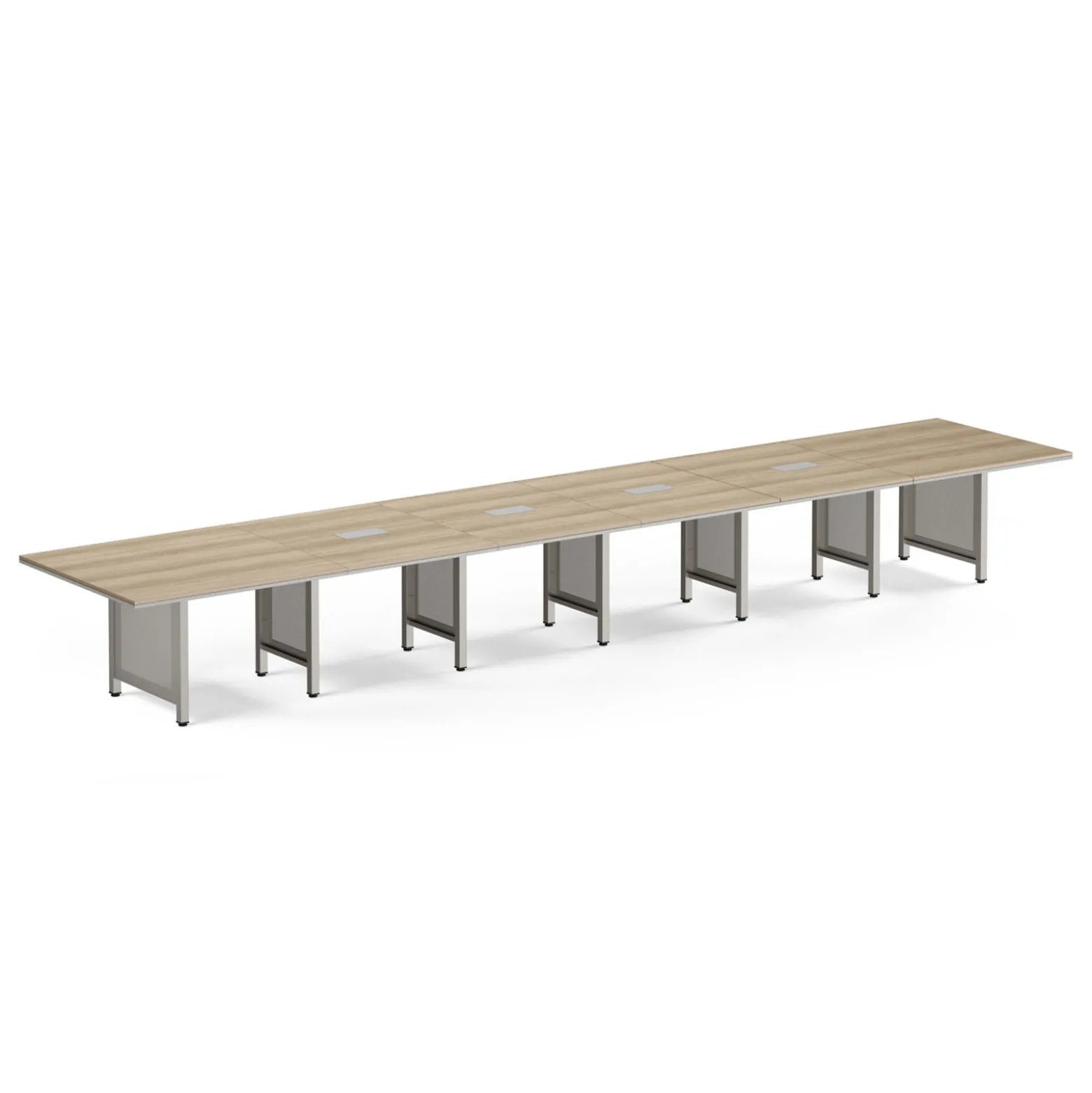 At Work 20' Expandable Conference Table - 240"W x 48"D
