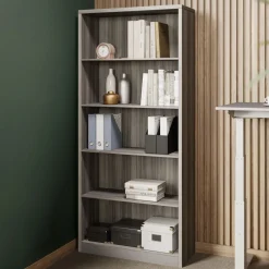At Work 5 Shelf Bookcase - 32