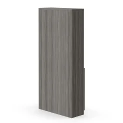 At Work 5 Shelf Bookcase with Doors - 32