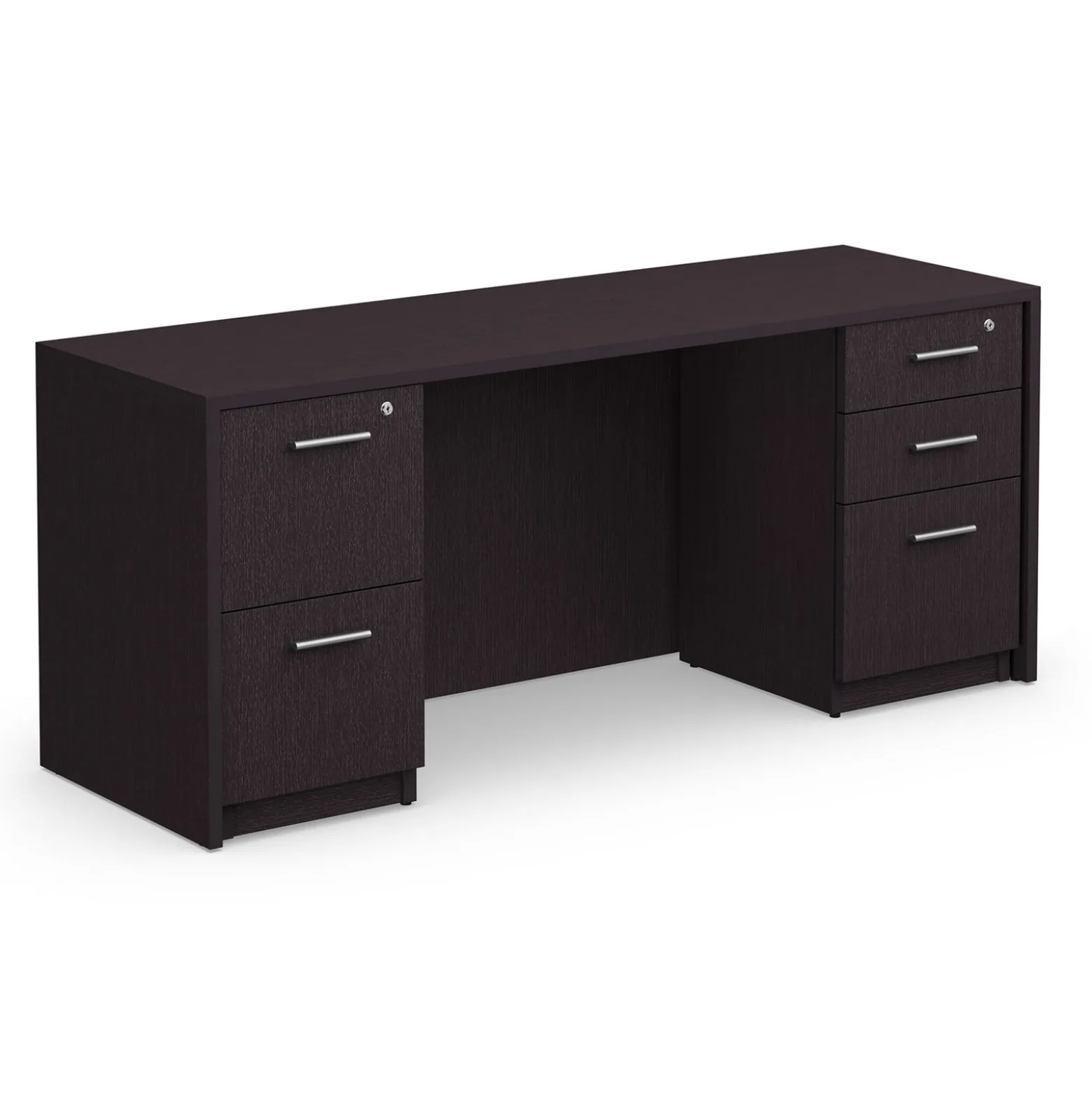 At Work Double Pedestal Credenza 71"W x 24"D