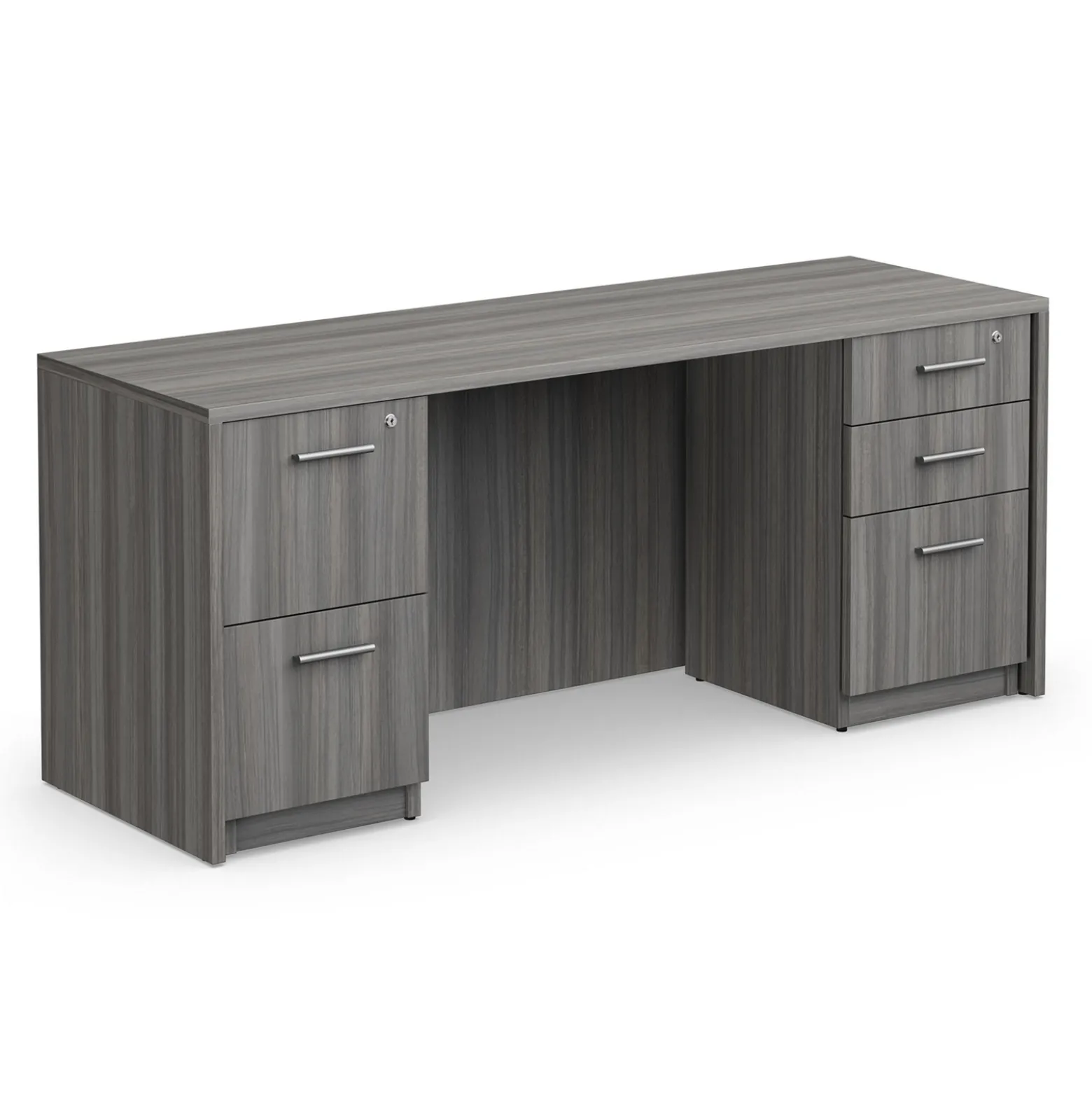 At Work Double Pedestal Credenza 71"W x 24"D