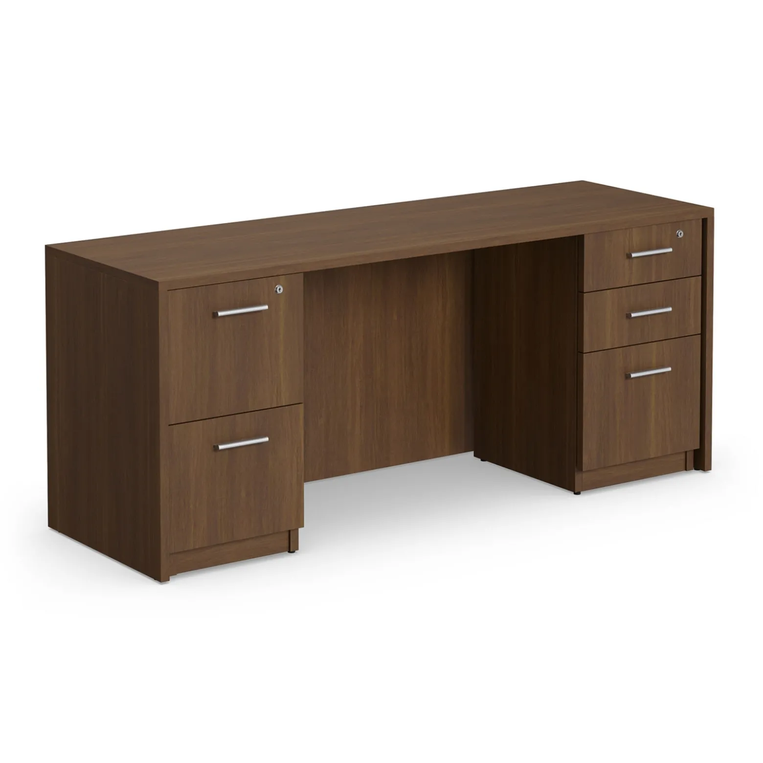 At Work Double Pedestal Credenza 71"W x 24"D