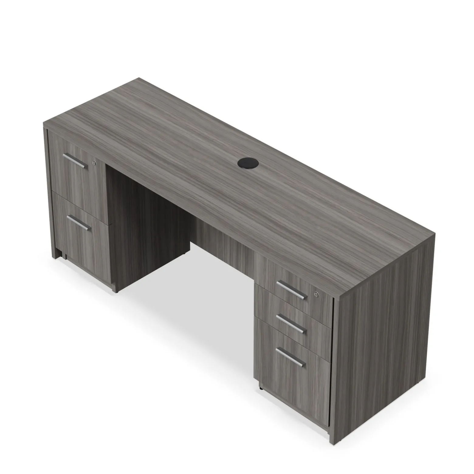 At Work Double Pedestal Credenza 71"W x 24"D