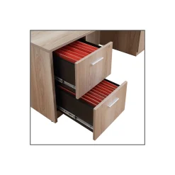 At Work Double Pedestal Credenza 71