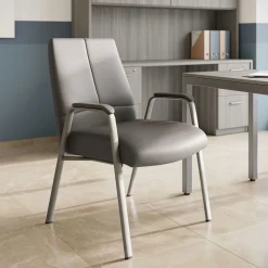 At Work Faux Leather Guest Chair
