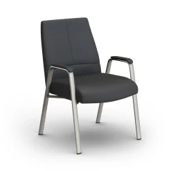 At Work Faux Leather Guest Chair