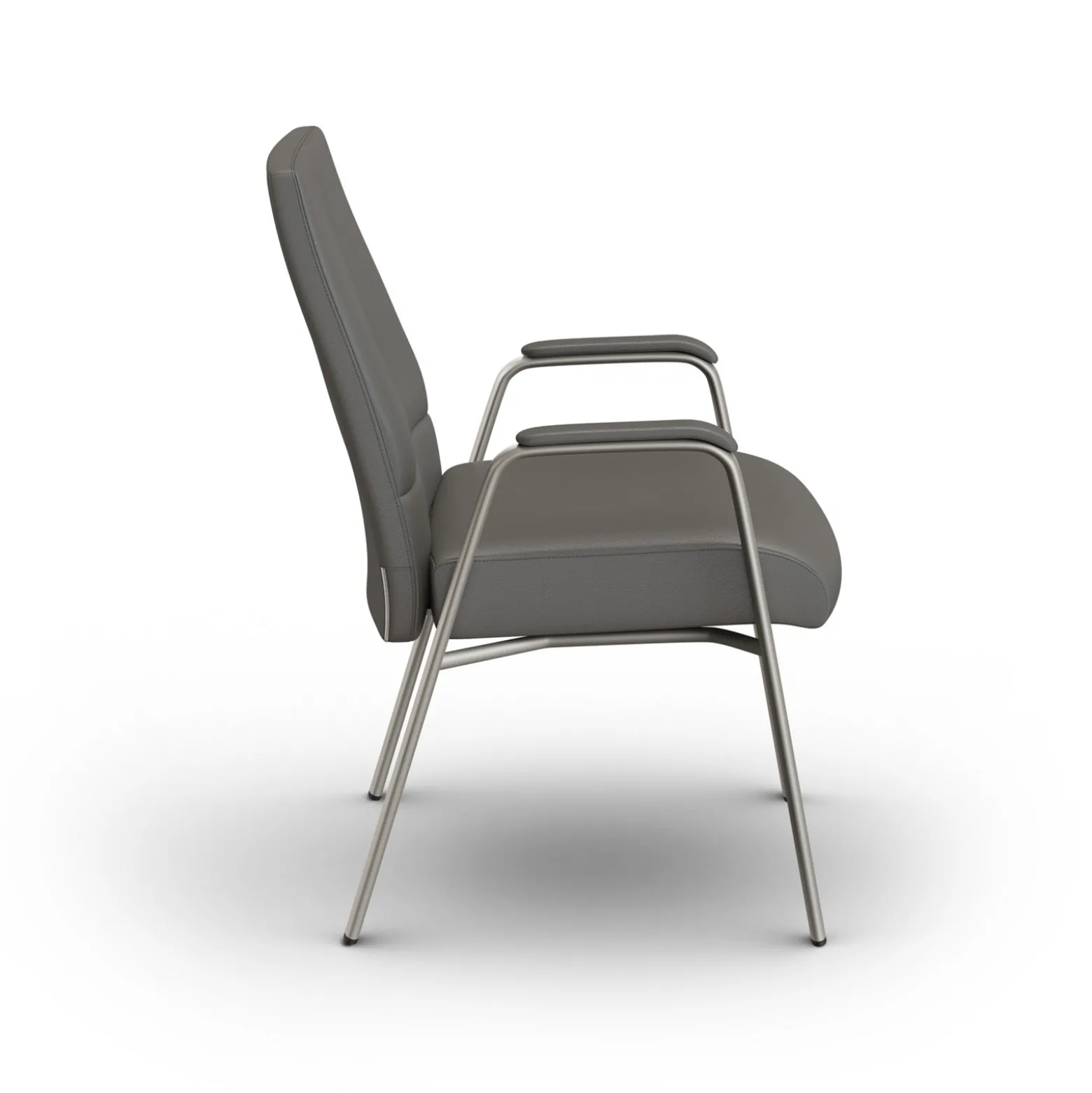 At Work Faux Leather Guest Chair