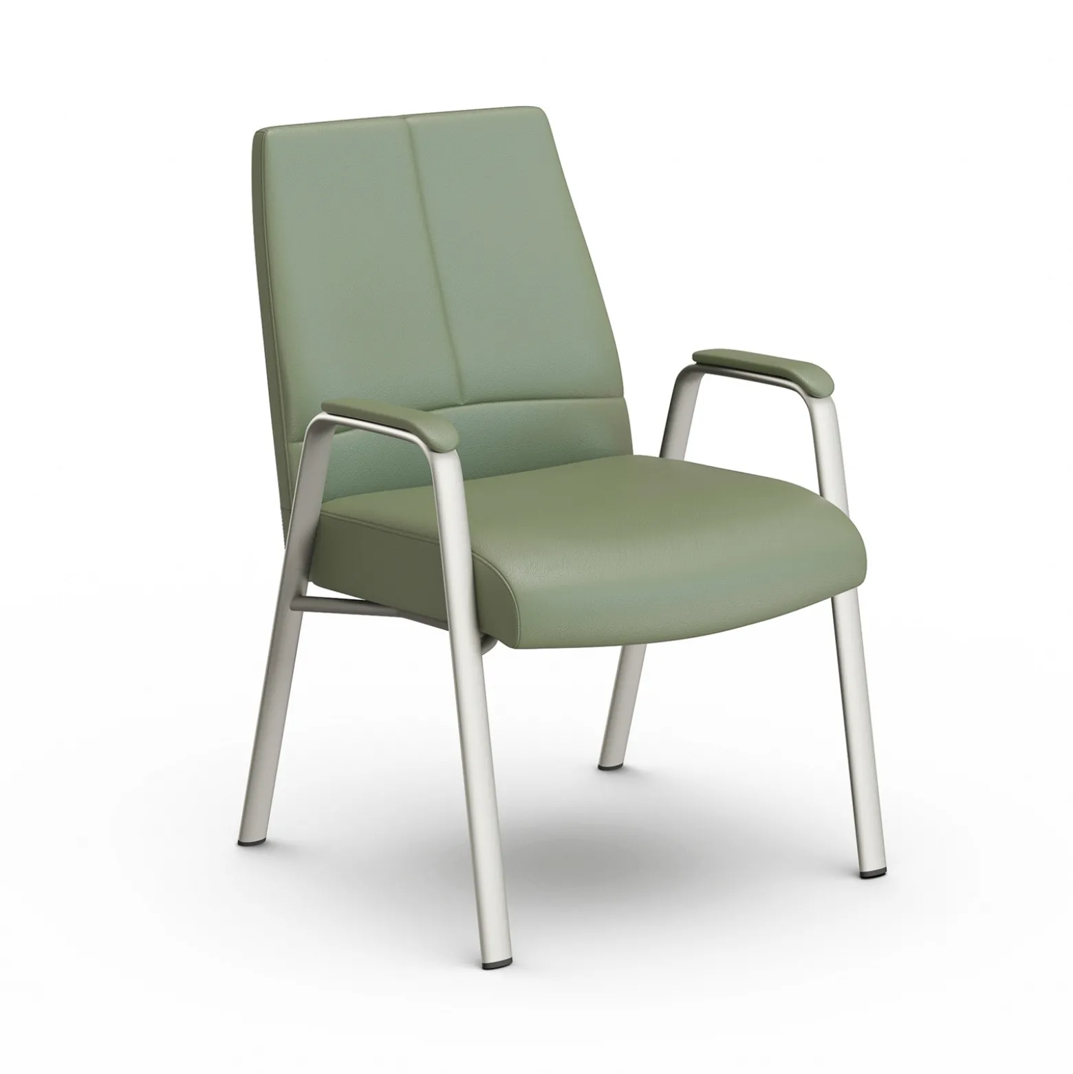 At Work Faux Leather Guest Chair