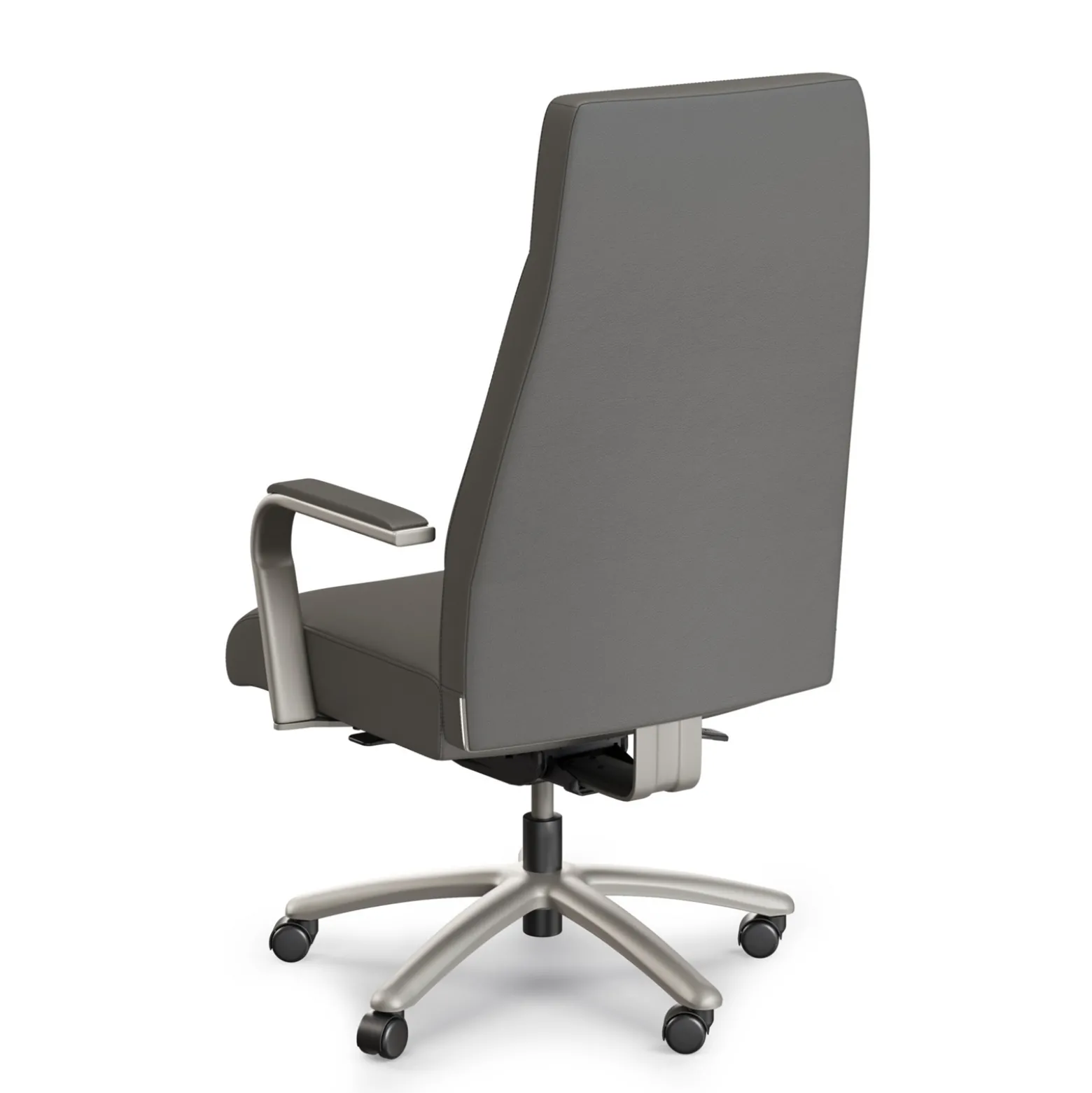 At Work Faux Leather High-Back Executive Office Chair