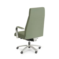 At Work Faux Leather High-Back Executive Office Chair