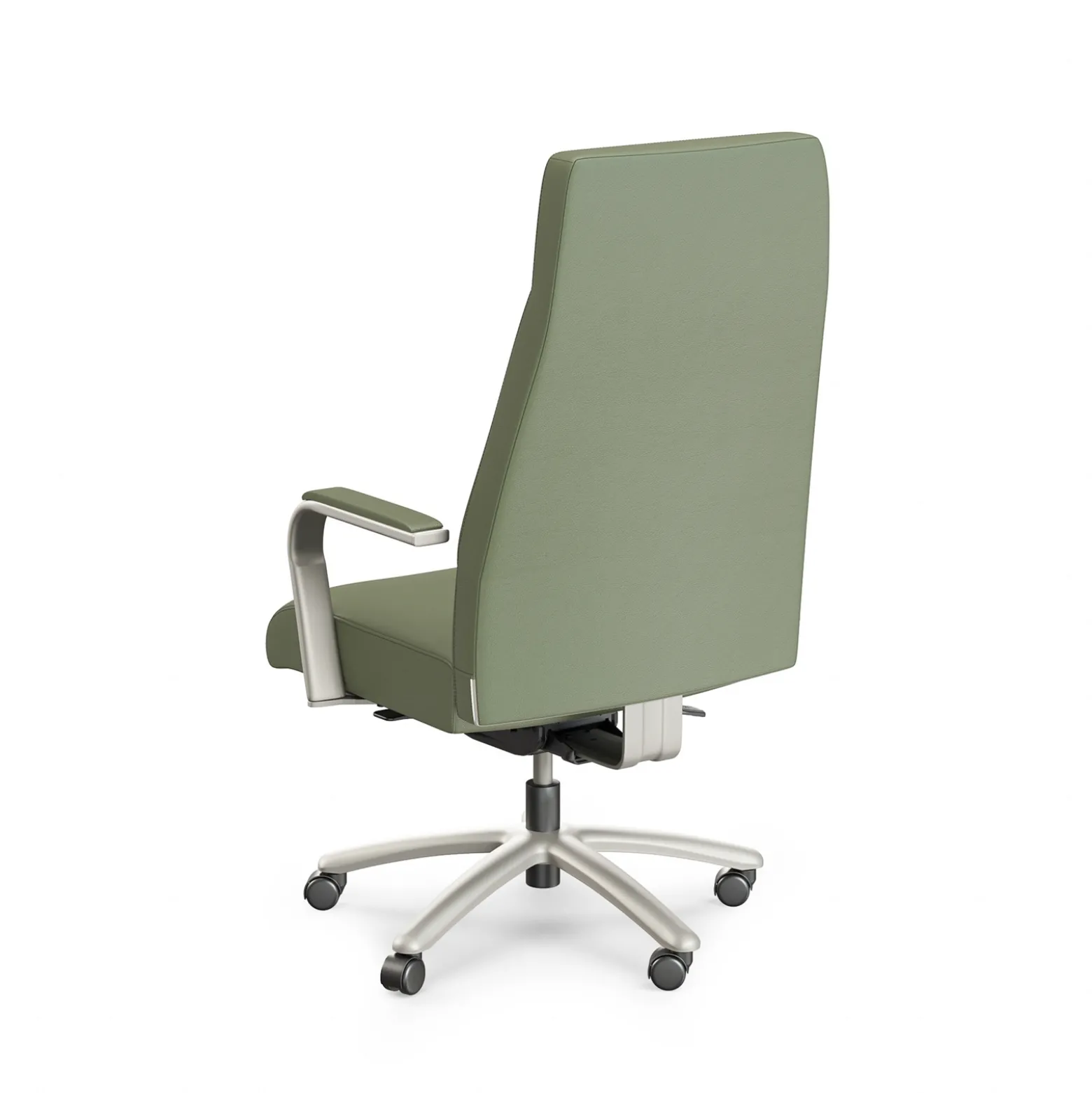 At Work Faux Leather High-Back Executive Office Chair