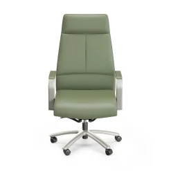 At Work Faux Leather High-Back Executive Office Chair