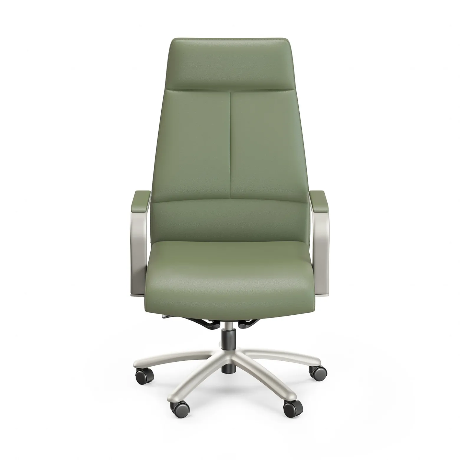 At Work Faux Leather High-Back Executive Office Chair