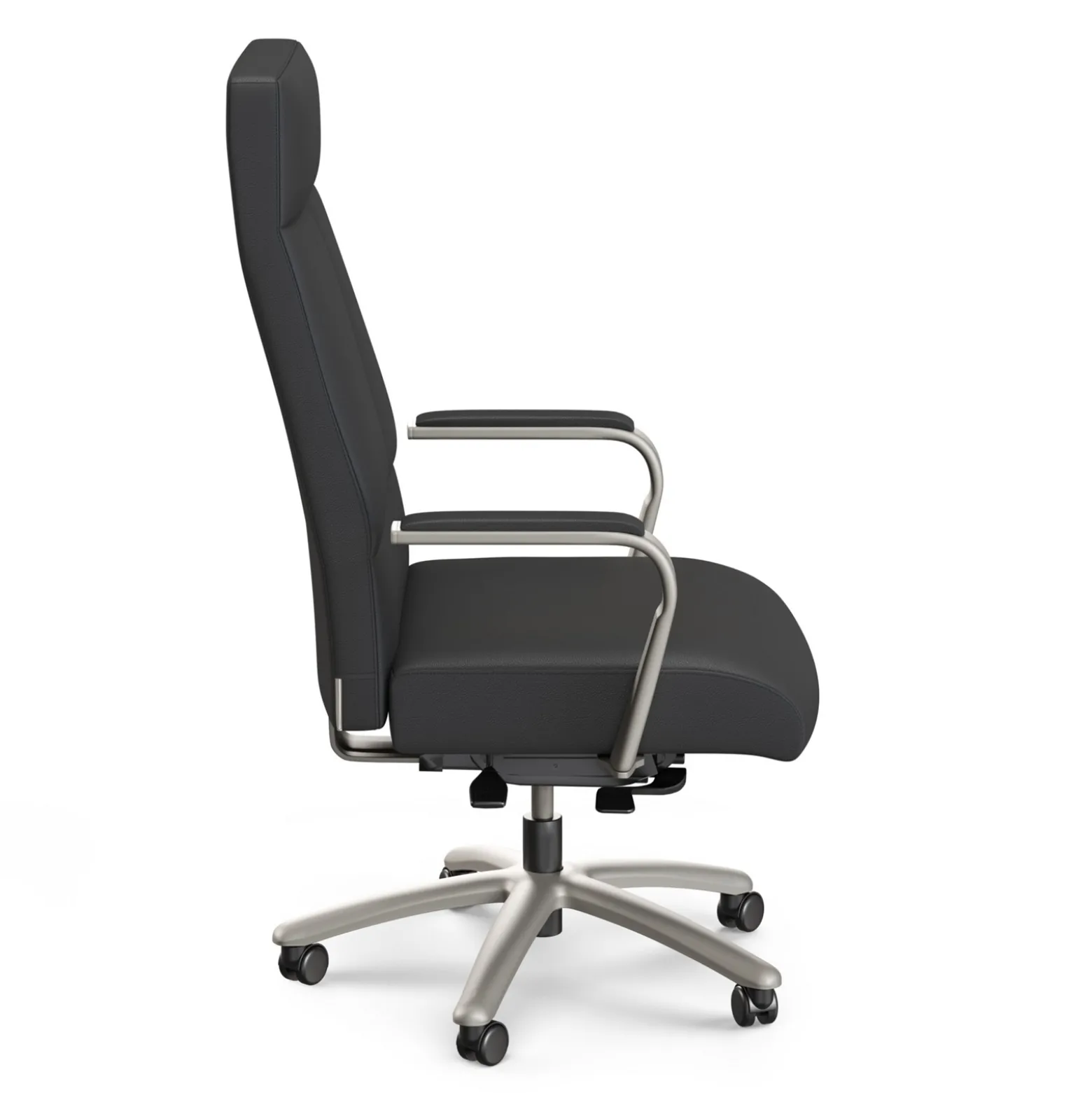 At Work Faux Leather High-Back Executive Office Chair