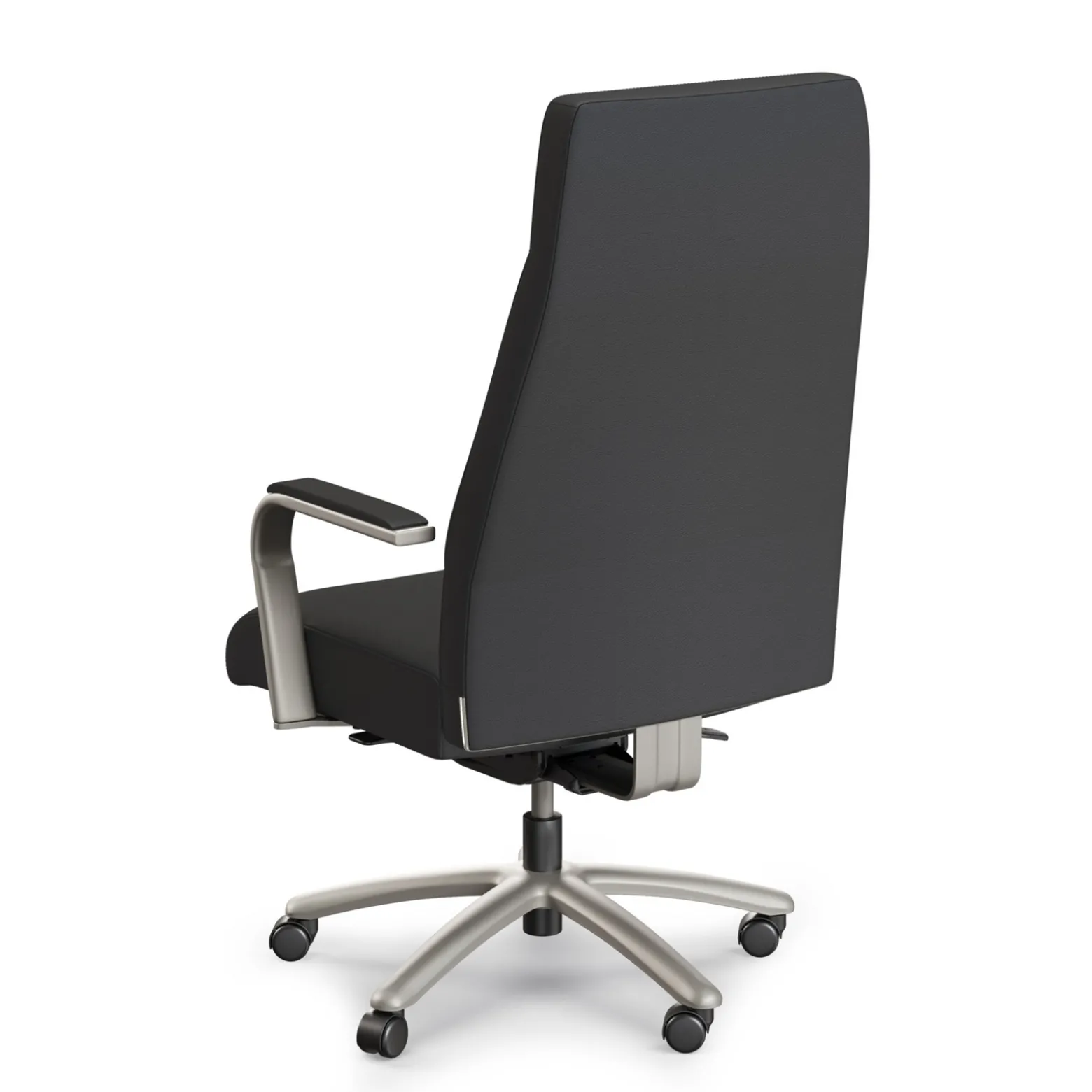 At Work Faux Leather High-Back Executive Office Chair